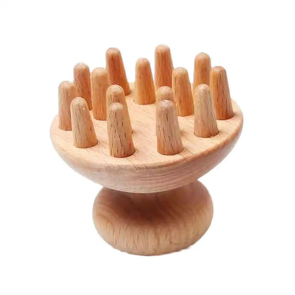 Wooden Scalp Massage Tool