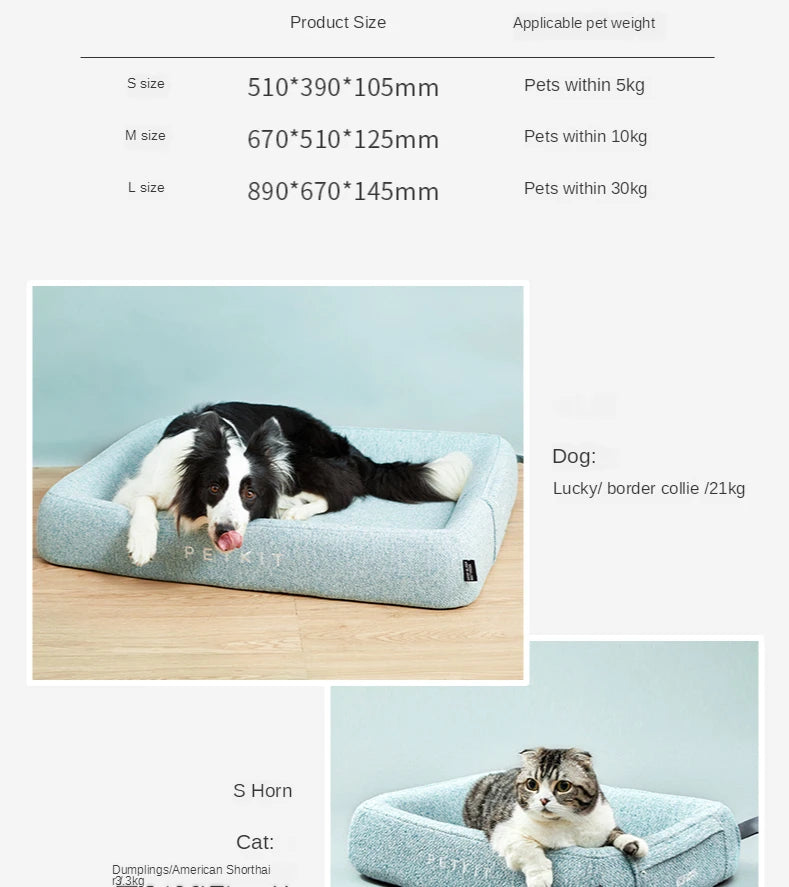 Large Memory Foam Dog Bed