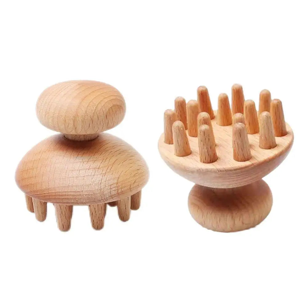 Wooden Scalp Massage Tool