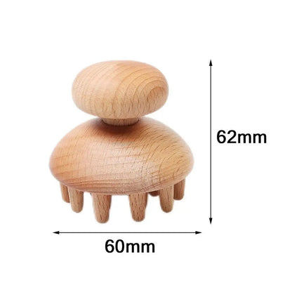 Wooden Scalp Massage Tool