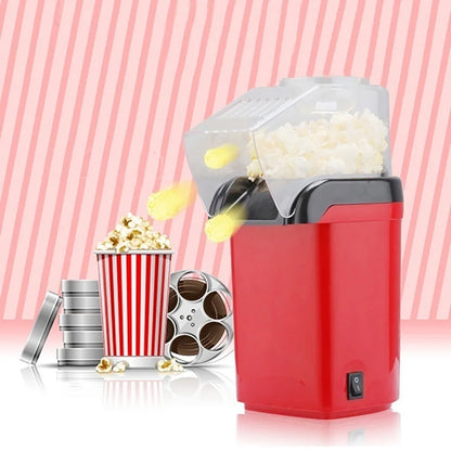 1200W Mini Oil-Free Popcorn Maker for Home