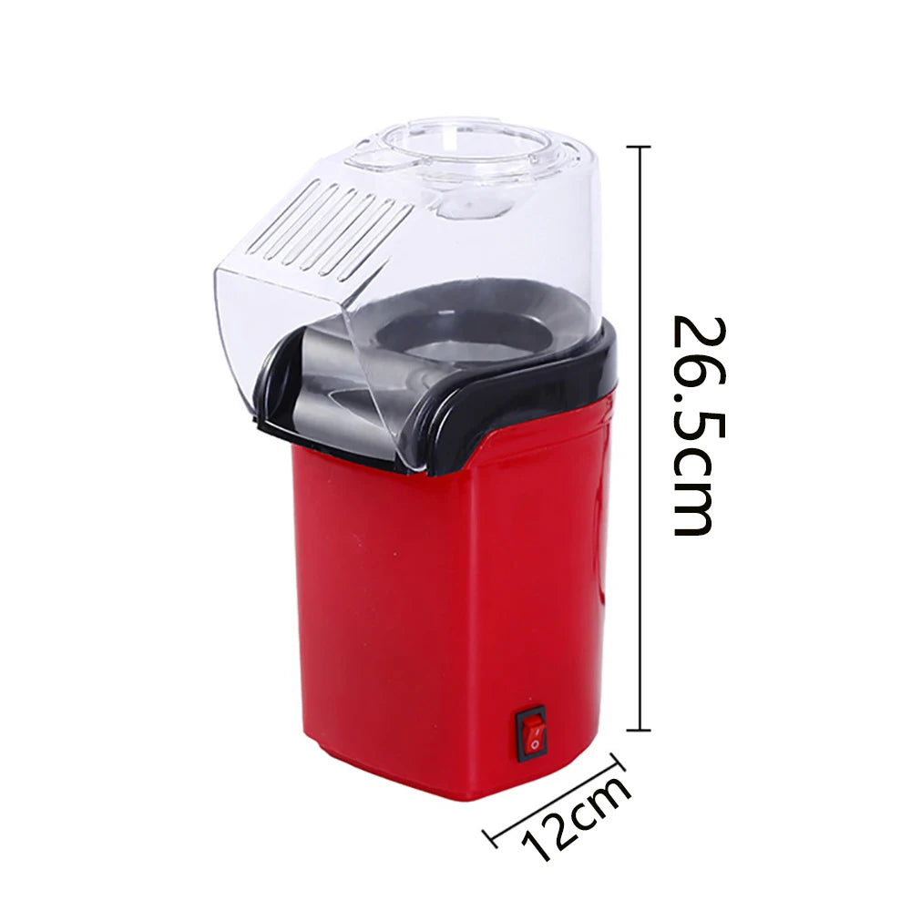 1200W Mini Oil-Free Popcorn Maker for Home