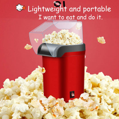 1200W Mini Oil-Free Popcorn Maker for Home