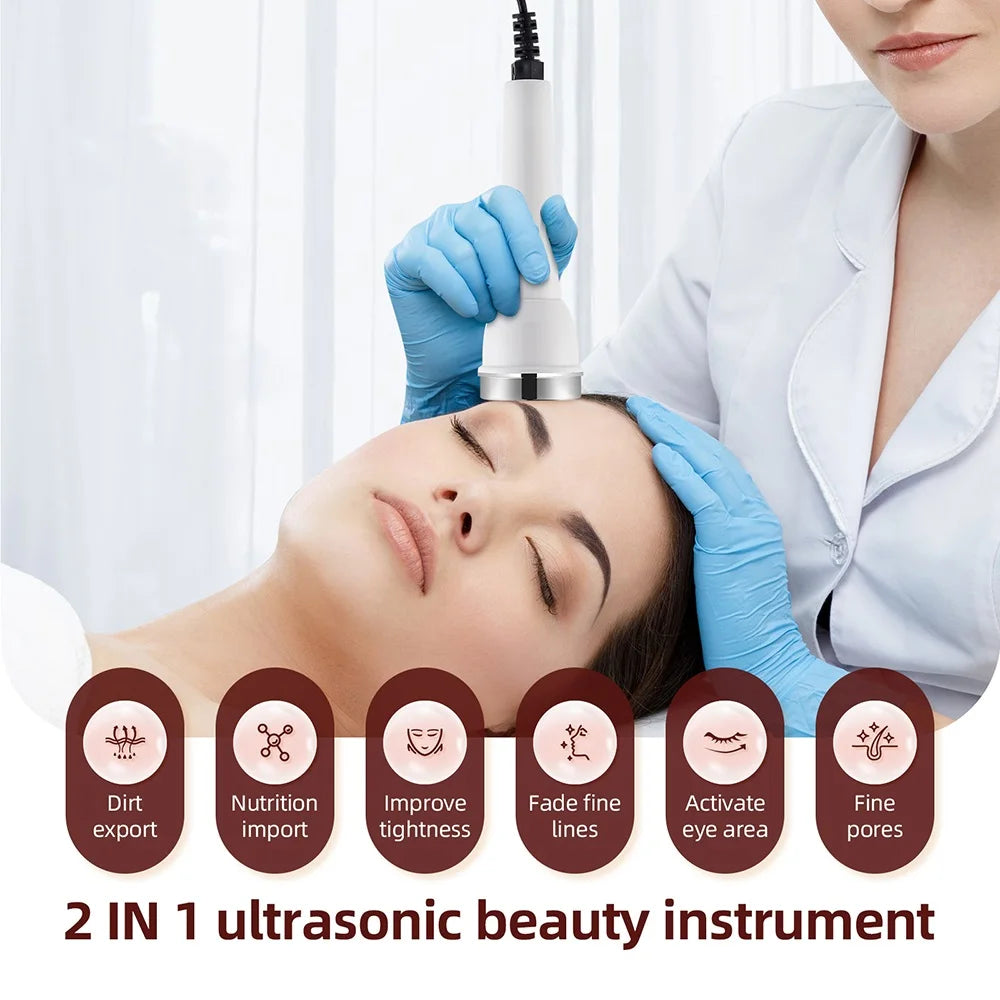 2-in-1 Ultrasonic Facial & Eye Massager