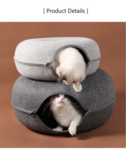 Donut Cat Bed & Tunnel