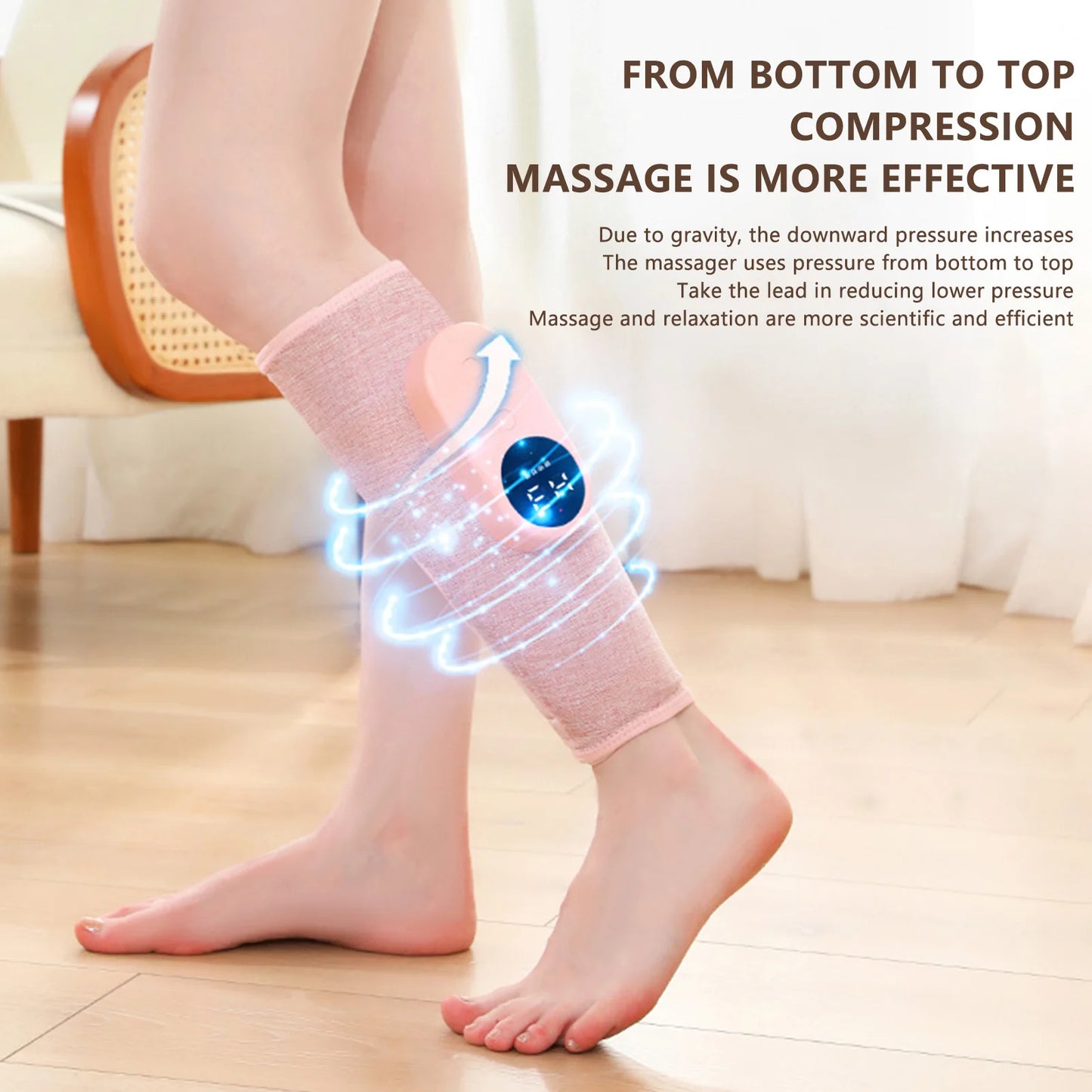 Smart Wireless Heating Leg Massager