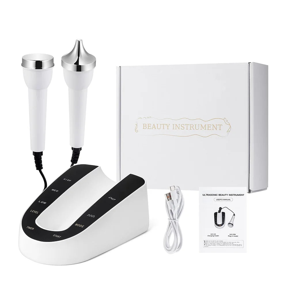 2-in-1 Ultrasonic Facial & Eye Massager