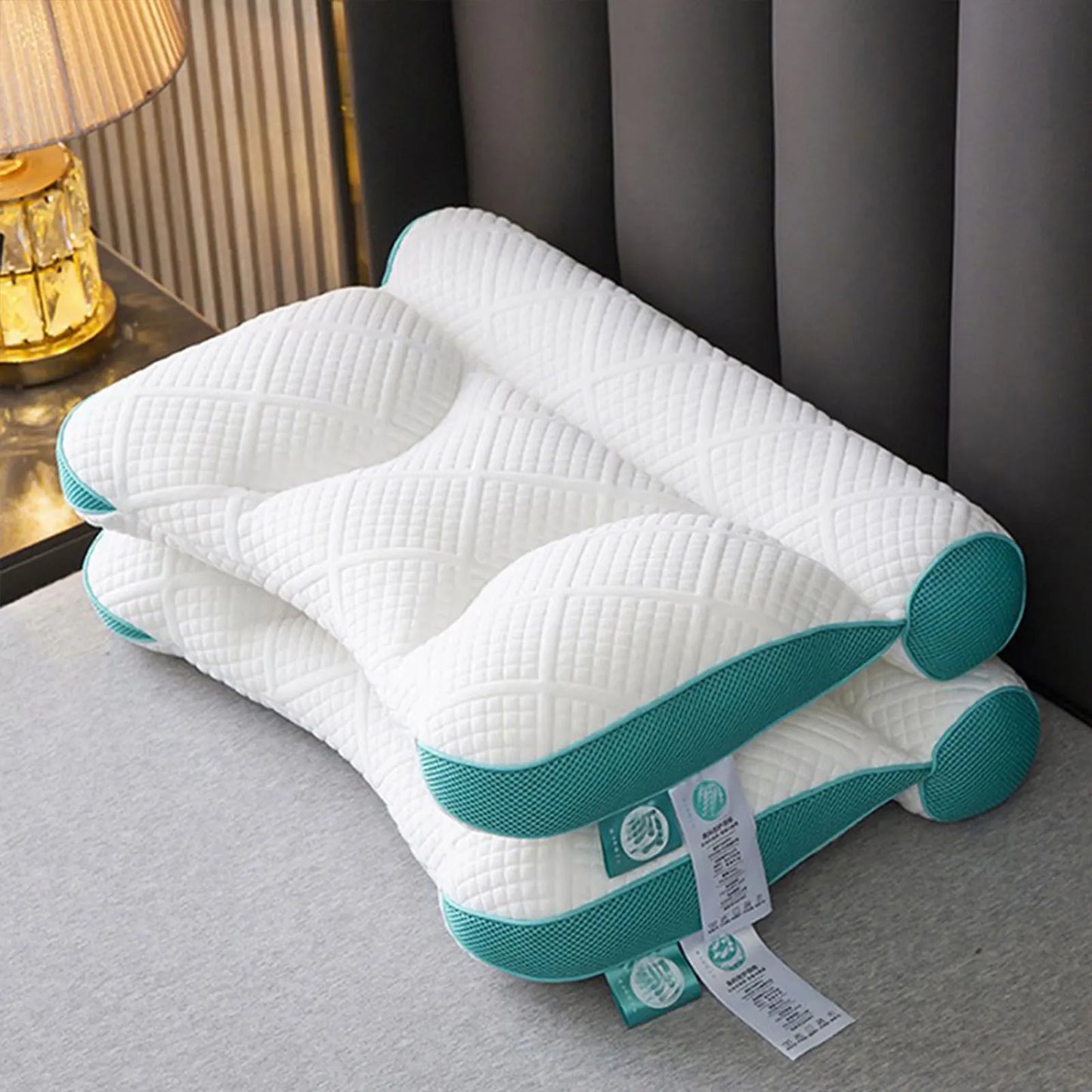 Ergonomic Cervical Sleep Pillow (2pcs)