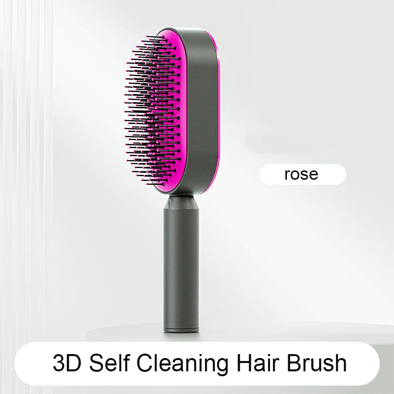 Self-Cleaning Massage Hair Brush