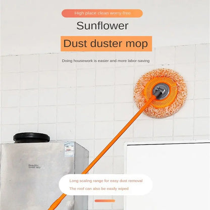 Rotatable Sunflower Ceiling & Wall Cleaning Mop