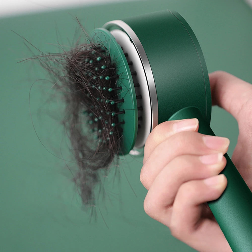 Self-Cleaning Massage Hair Brush