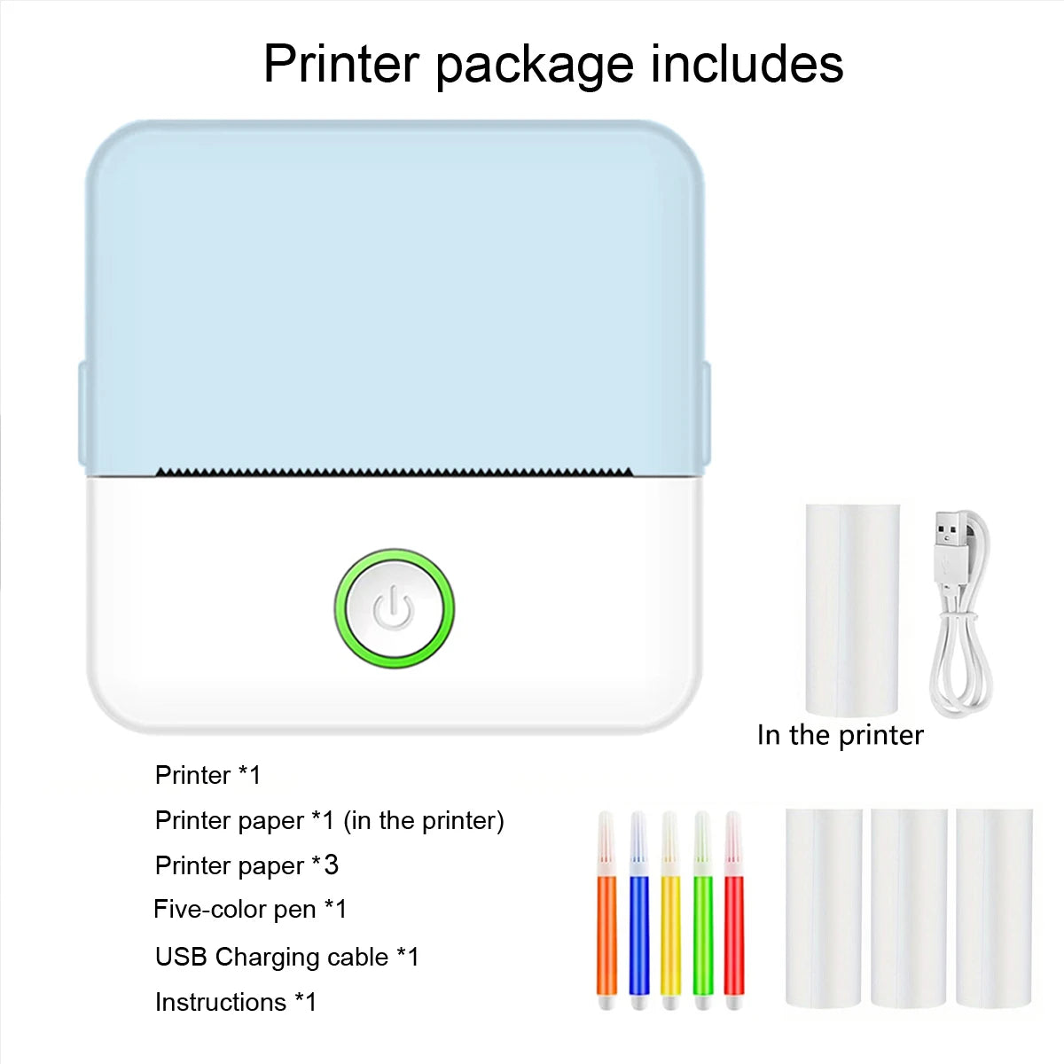 Mini Portable Thermal Printer