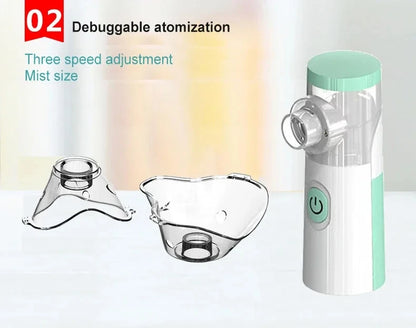 Portable Silent Mesh Nebulizer