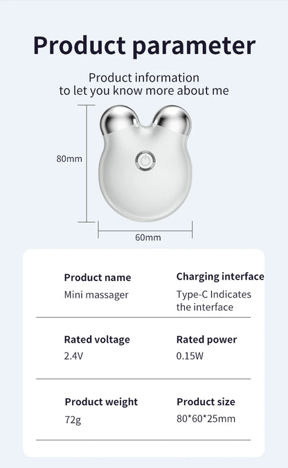 Mini EMS Face Slimming Massager