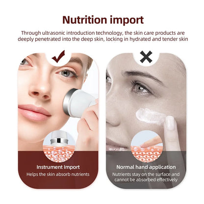 2-in-1 Ultrasonic Facial & Eye Massager