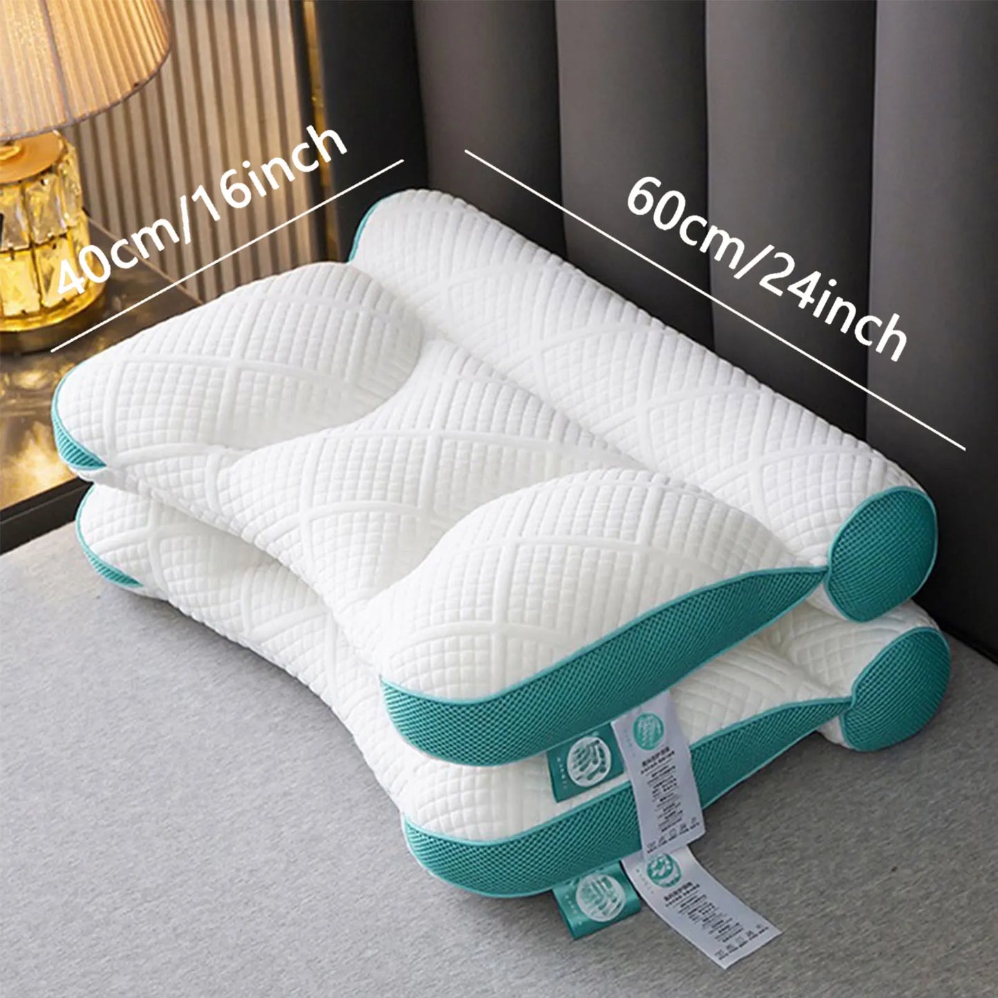 Ergonomic Cervical Sleep Pillow (2pcs)