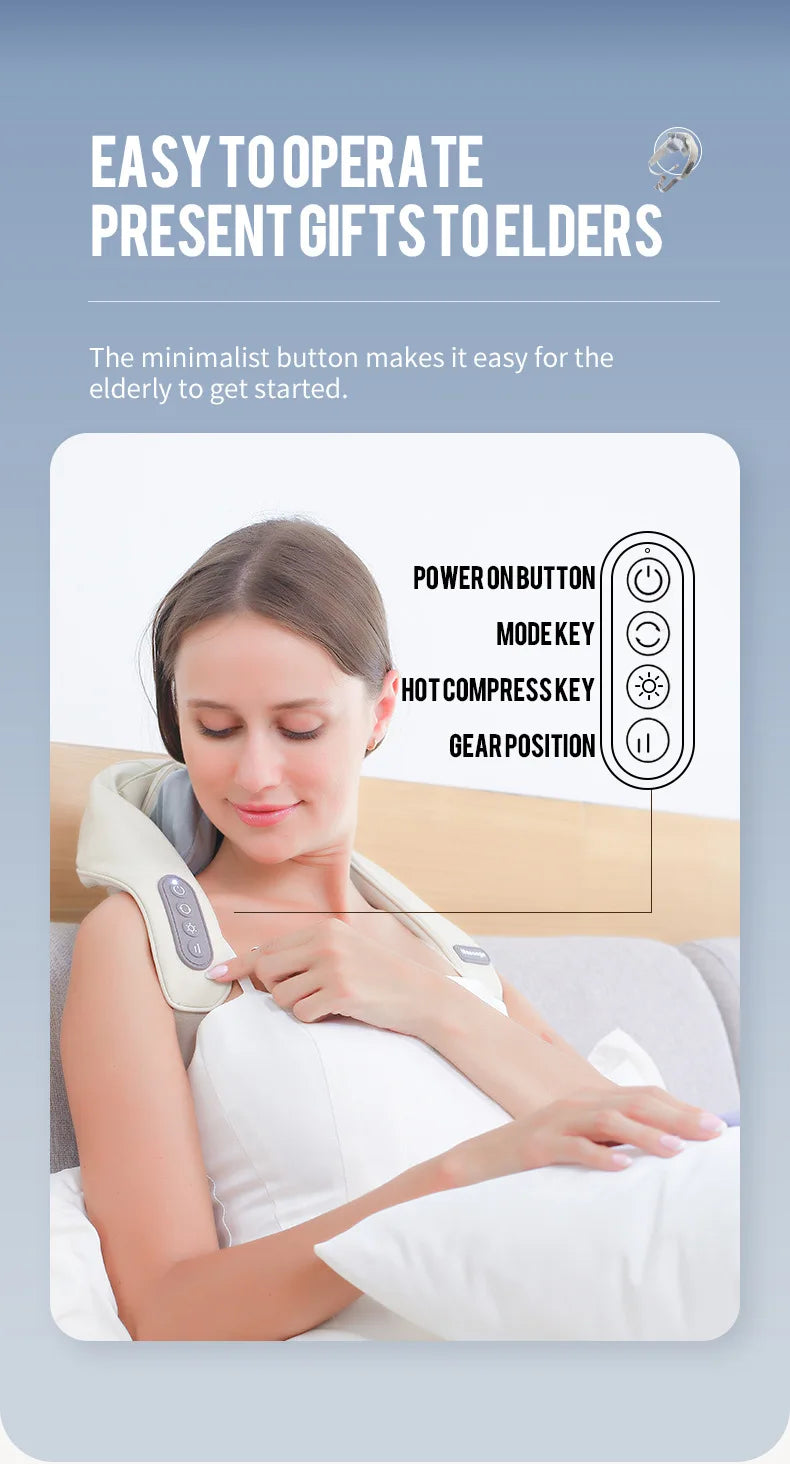 Wireless Neck & Shoulder Massager