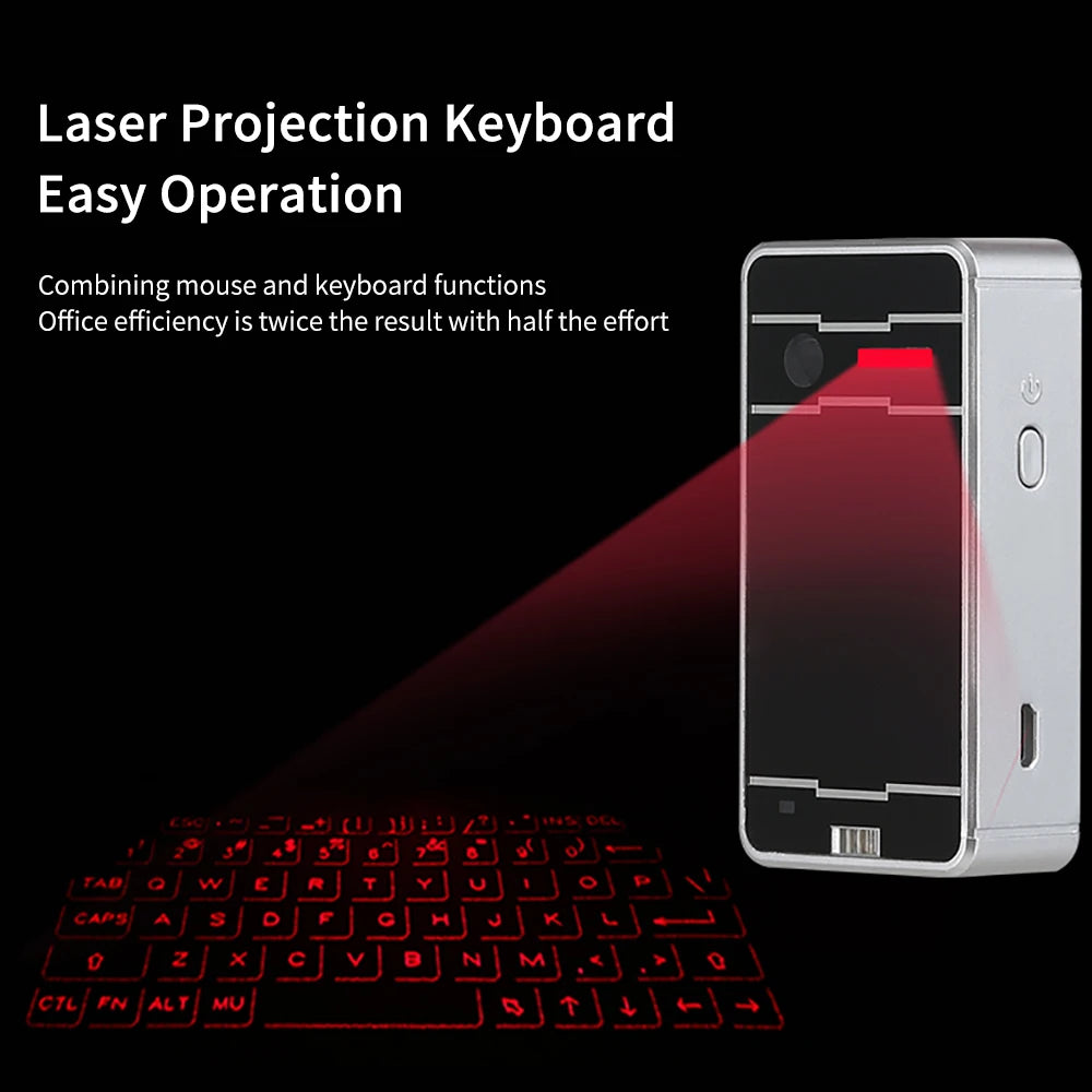 Portable Bluetooth Virtual Laser Keyboard