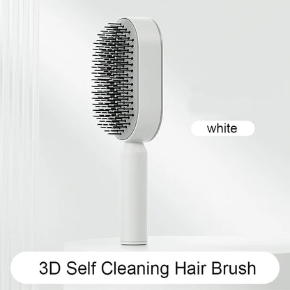 Self-Cleaning Massage Hair Brush