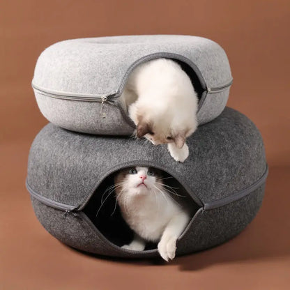 Donut Cat Bed & Tunnel