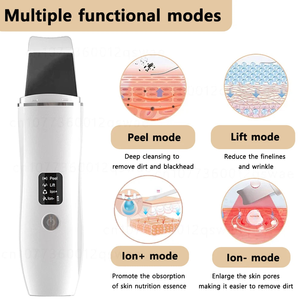 Ultrasonic Skin Scrubber & Pore Cleaner