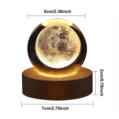 USB LED Crystal Ball Night Light