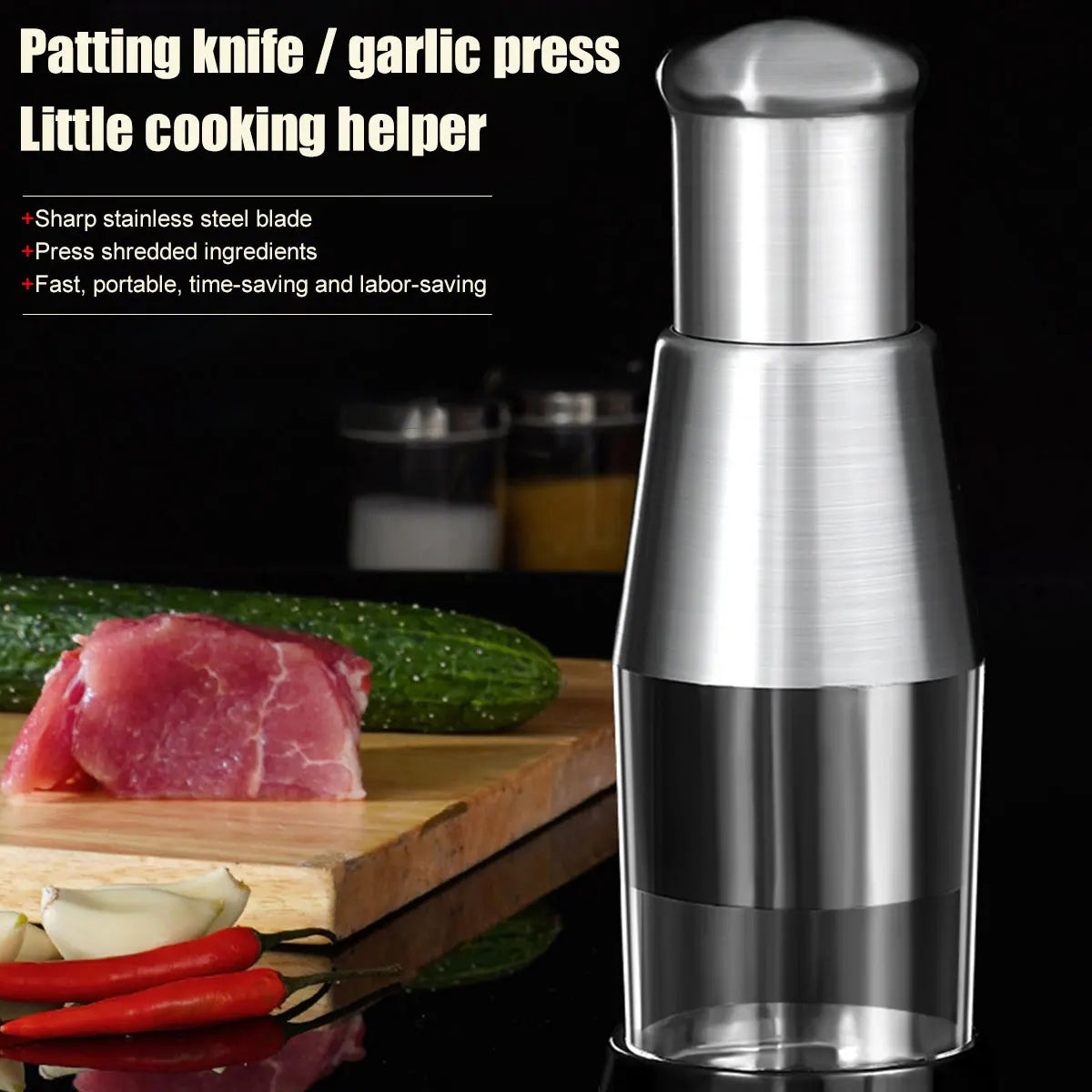 Hand Press Garlic Chopper