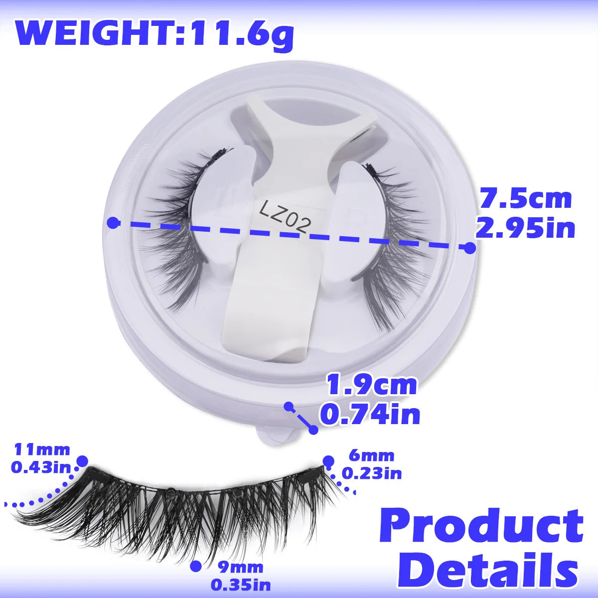 Magnetic Eyelashes Set