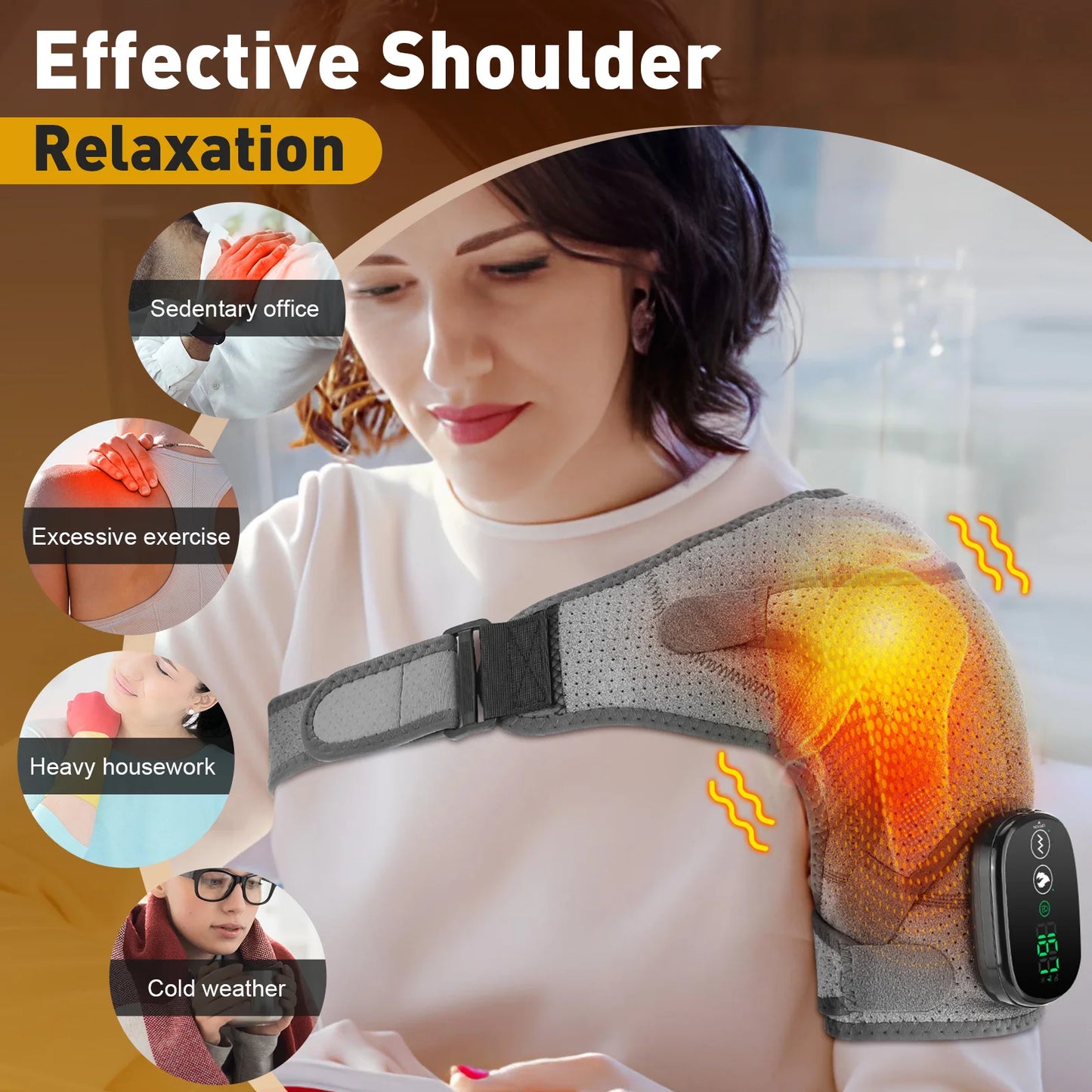 Electric Heated Shoulder Massager