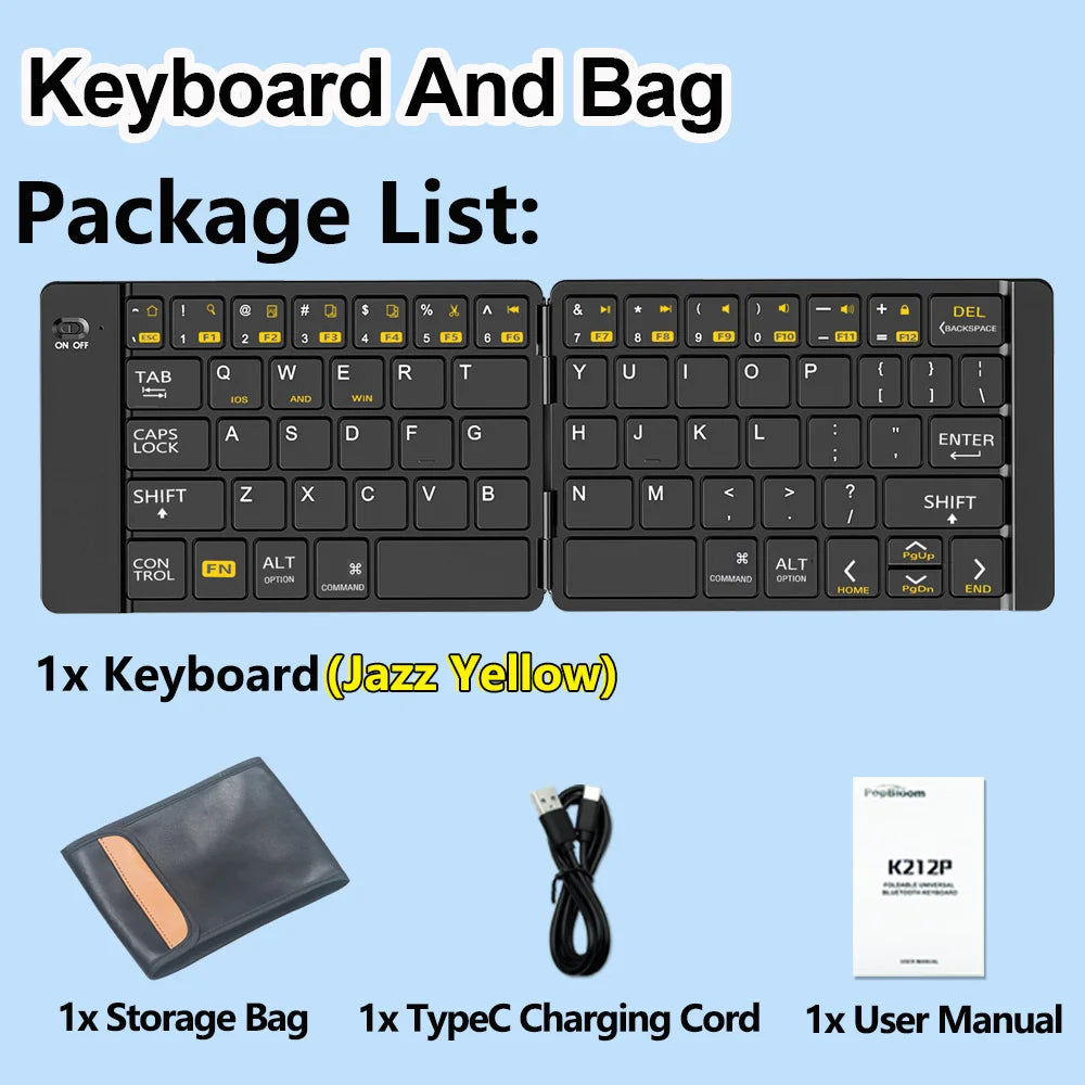 Foldable Bluetooth Keyboard