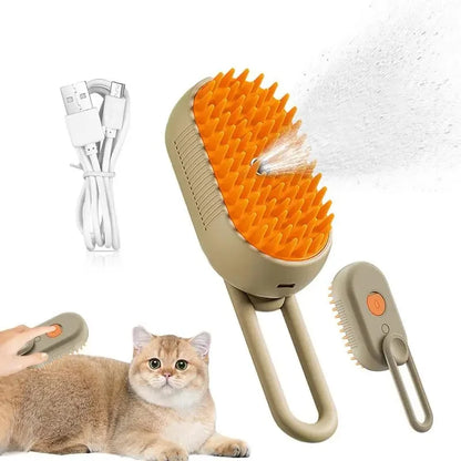 Pet Steam Massage Brush