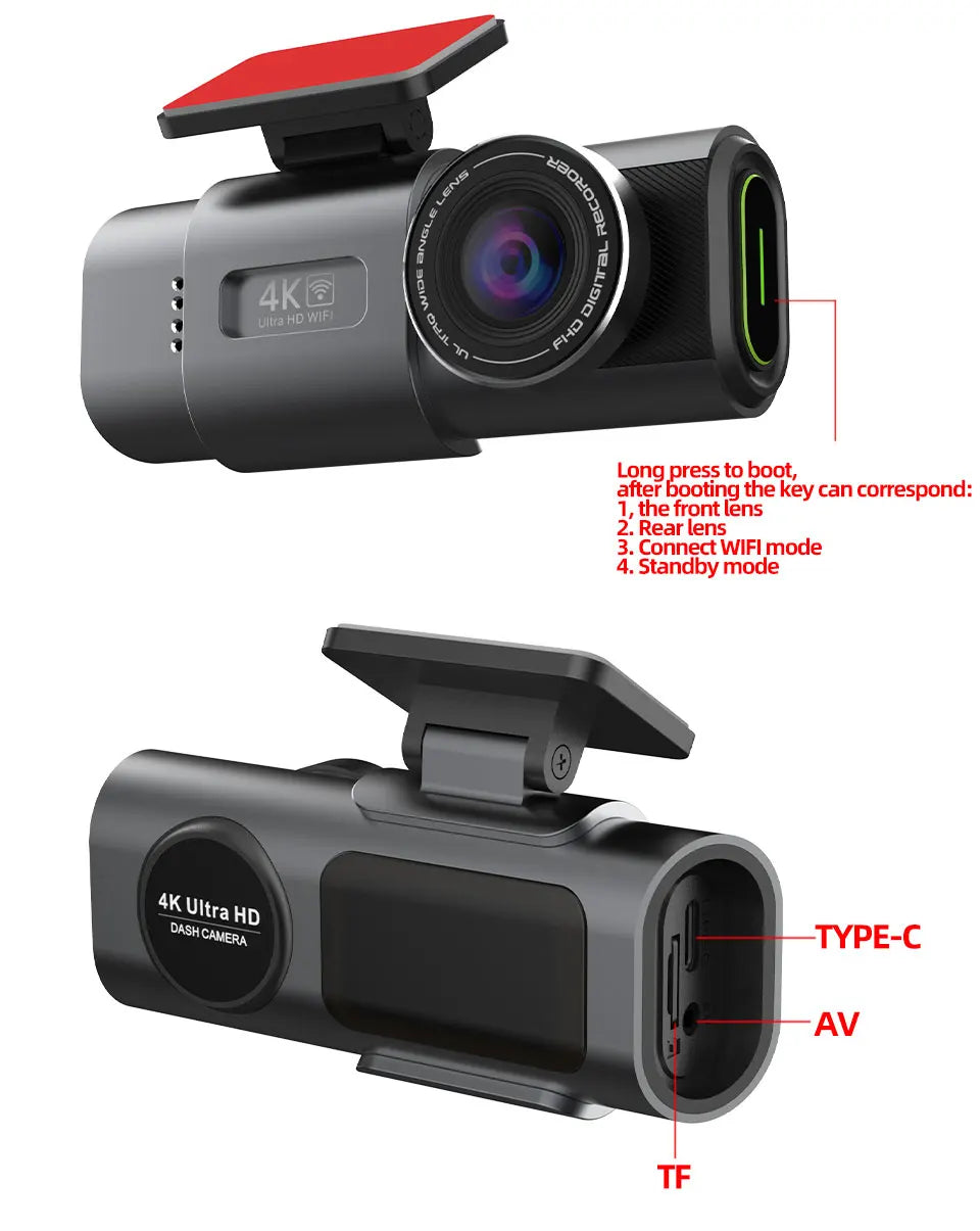 Dual Lens Dash Cam