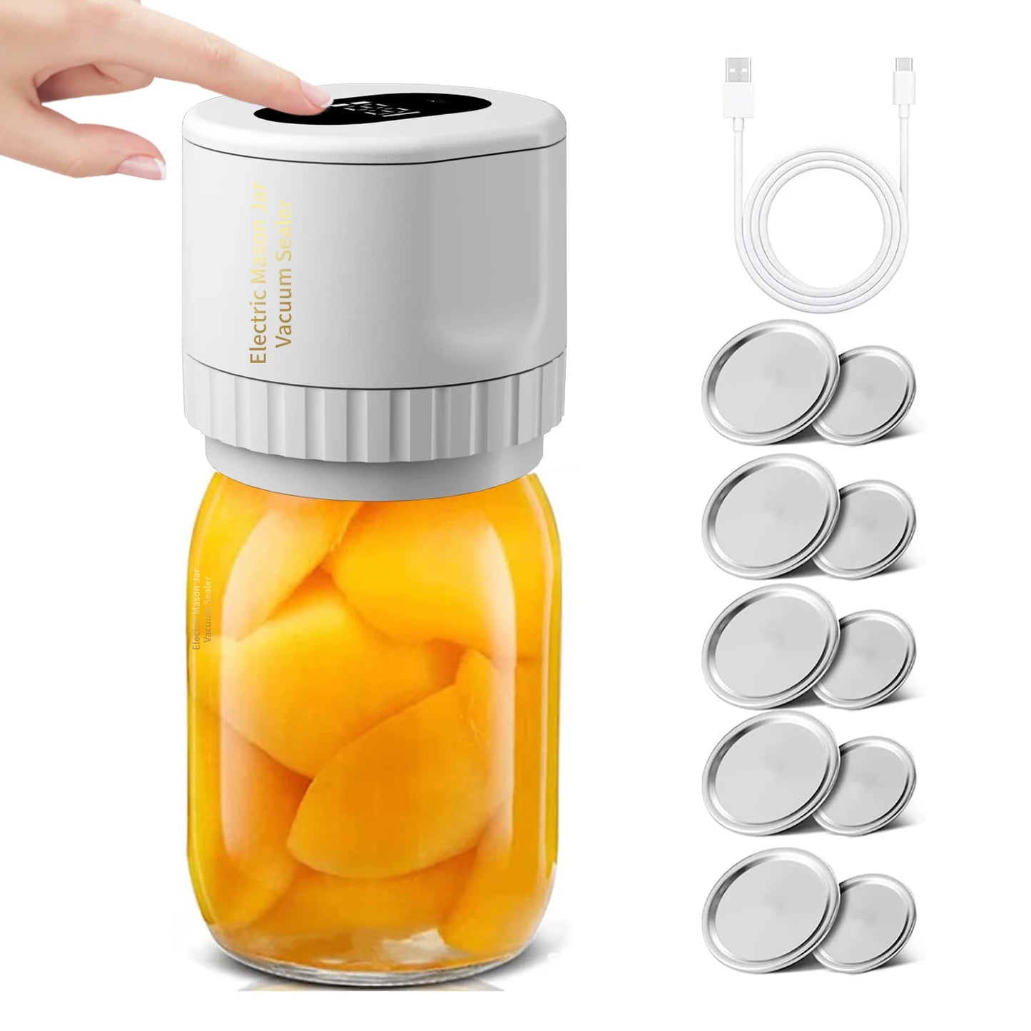 Electric Mason Jar Vacuum Sealer