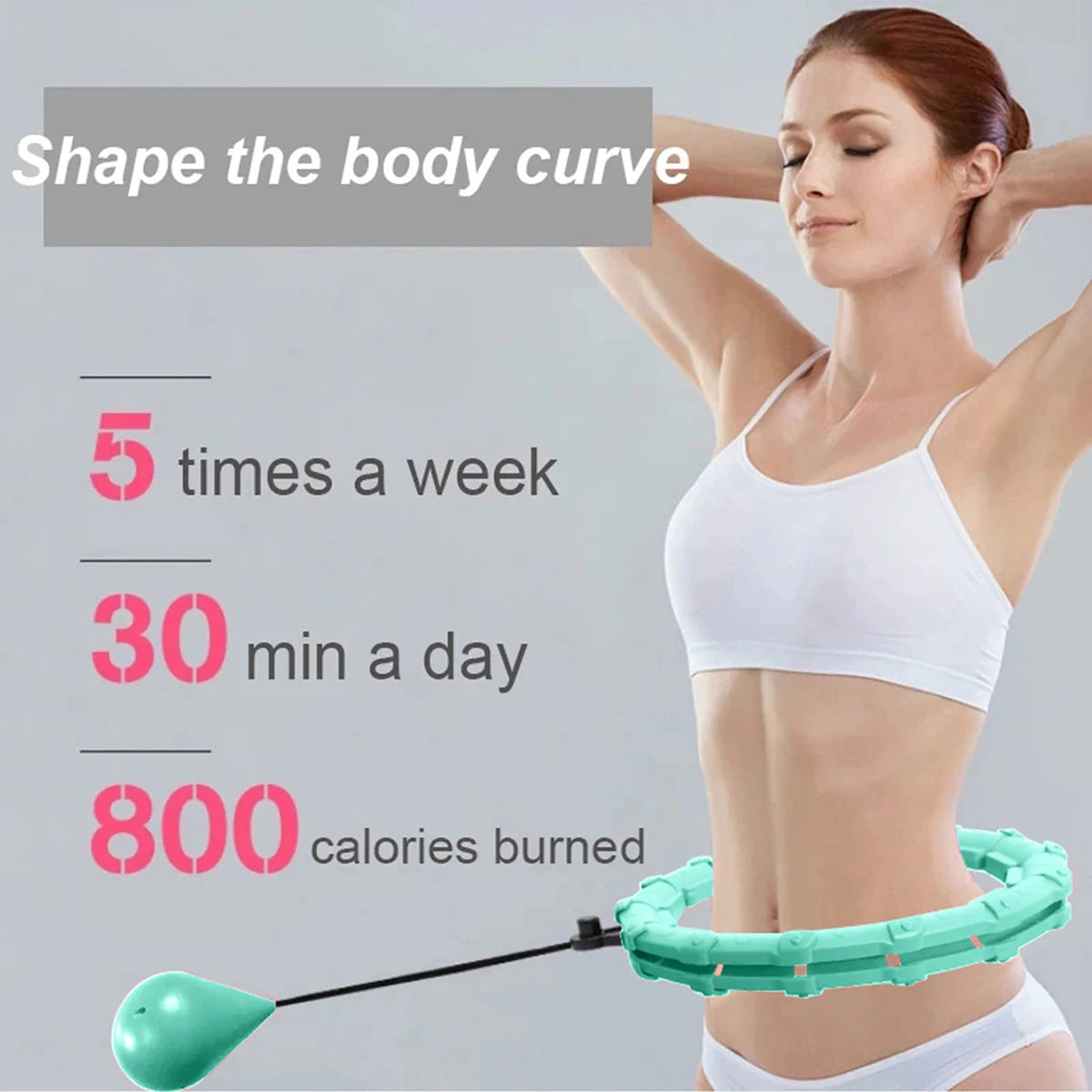 Adjustable Weighted Smart Hula Hoop