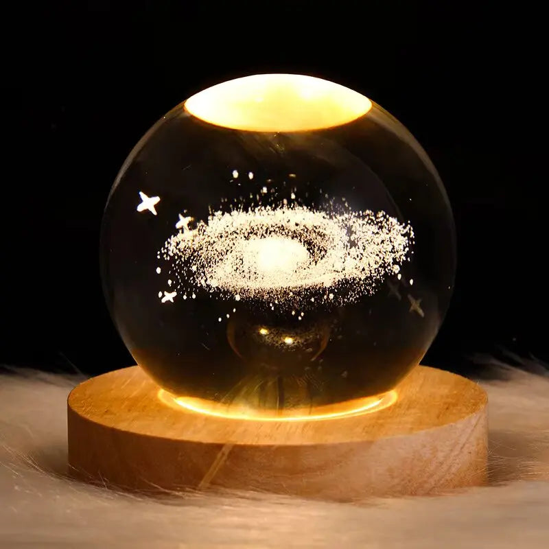 USB LED Crystal Ball Night Light