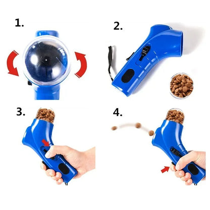 Pet Snack Catapult Launcher