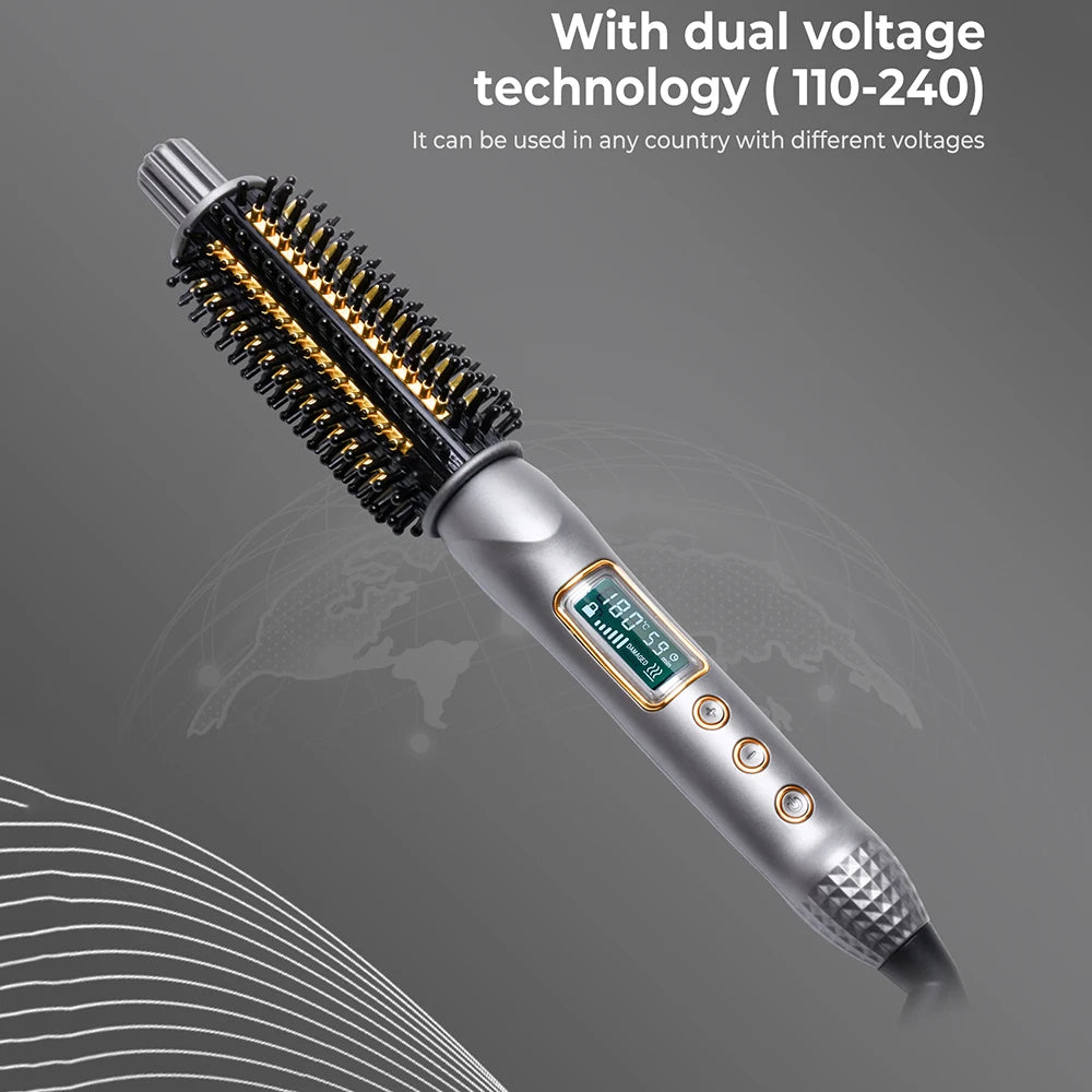 Heated Ceramic Curling Brush