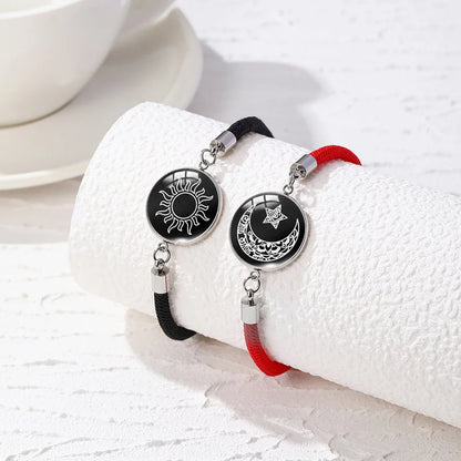 2-Piece Stainless Steel Couples Bracelet Set