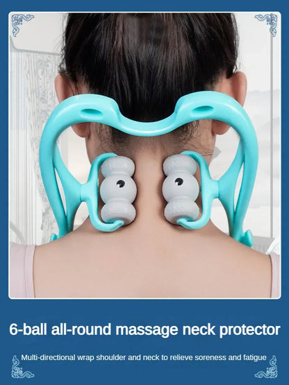 Six-Wheel Cervical Massager