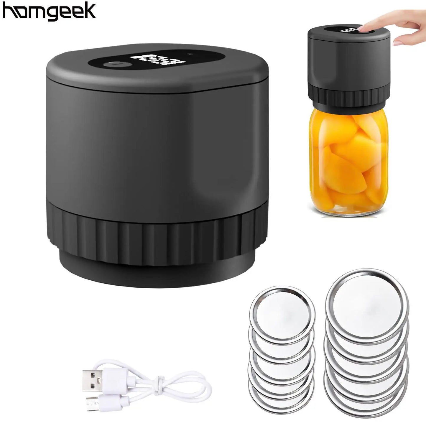 Cordless Electric Mason Jar Vacuum Sealer