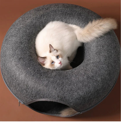 Donut Cat Bed & Tunnel