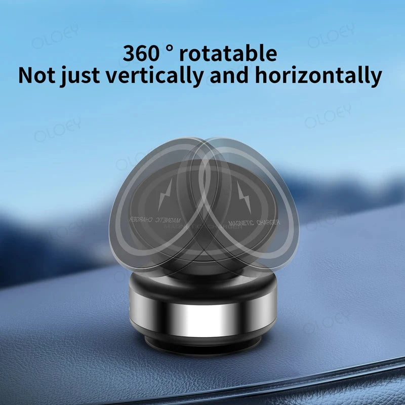 Wireless 360° Rotatable Car Holder