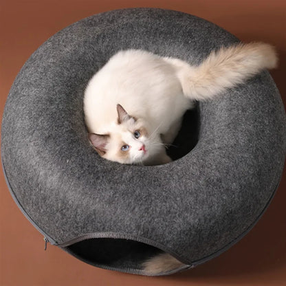 Donut Cat Bed & Tunnel