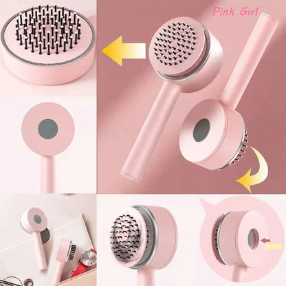 Self-Cleaning Massage Hair Brush