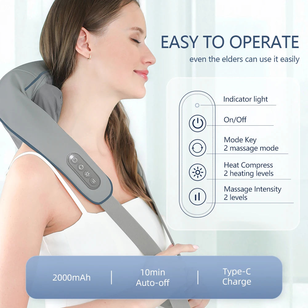 Wireless Neck & Shoulder Massager