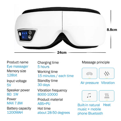 6D Smart Eye Massager