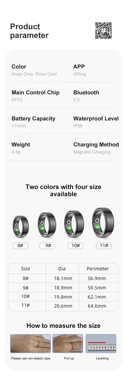 Smart Ring - Health & Fitness Tracker