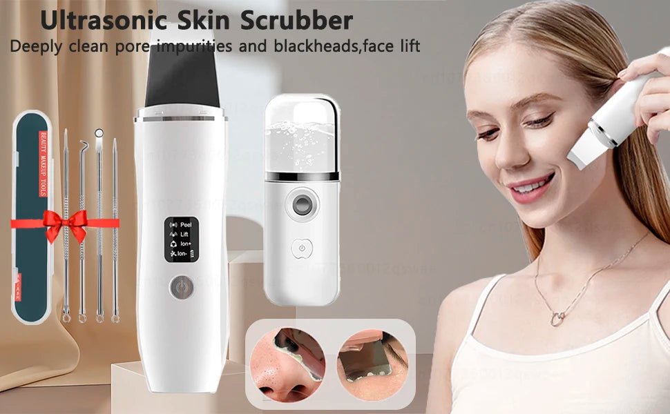 Ultrasonic Skin Scrubber & Pore Cleaner