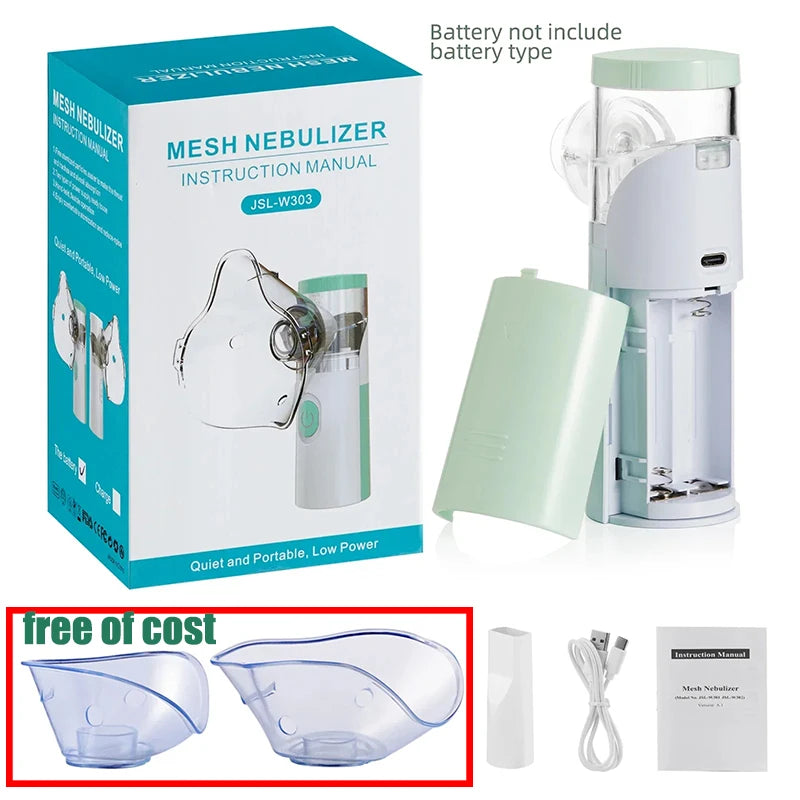 Portable Silent Mesh Nebulizer