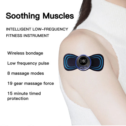 LCD Neck Massager with Remote Control